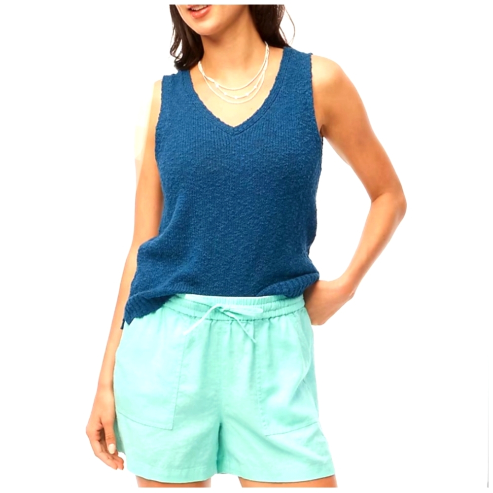 J Crew Linen Drawstring Shorts